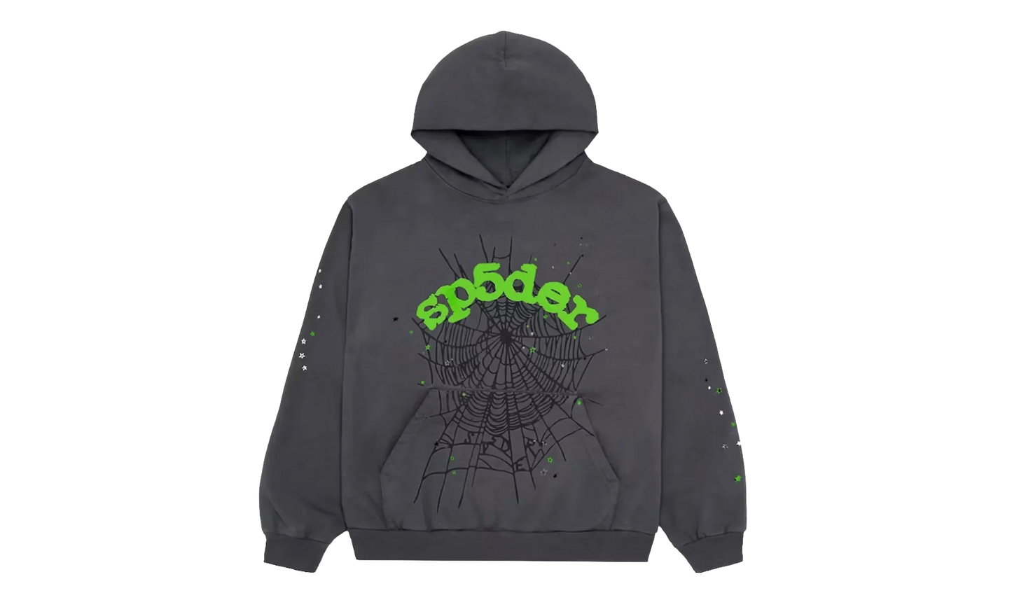 Wait Web Hooded Sweatshirt "Slate Grey" SP5der321