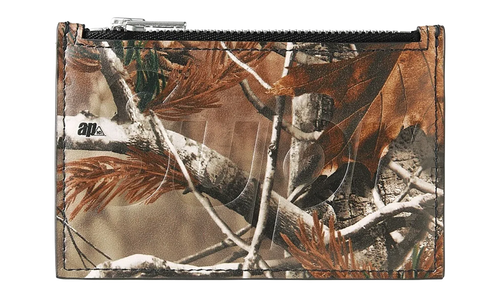 Leather Zip Card Holder "FW25 - Realtree Hardwoods Camo" SU27156