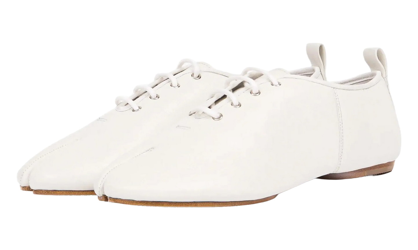 Tabi Jazz Lace-Up Shoes WMNS "White" S58WQ0149 PR869 T1003