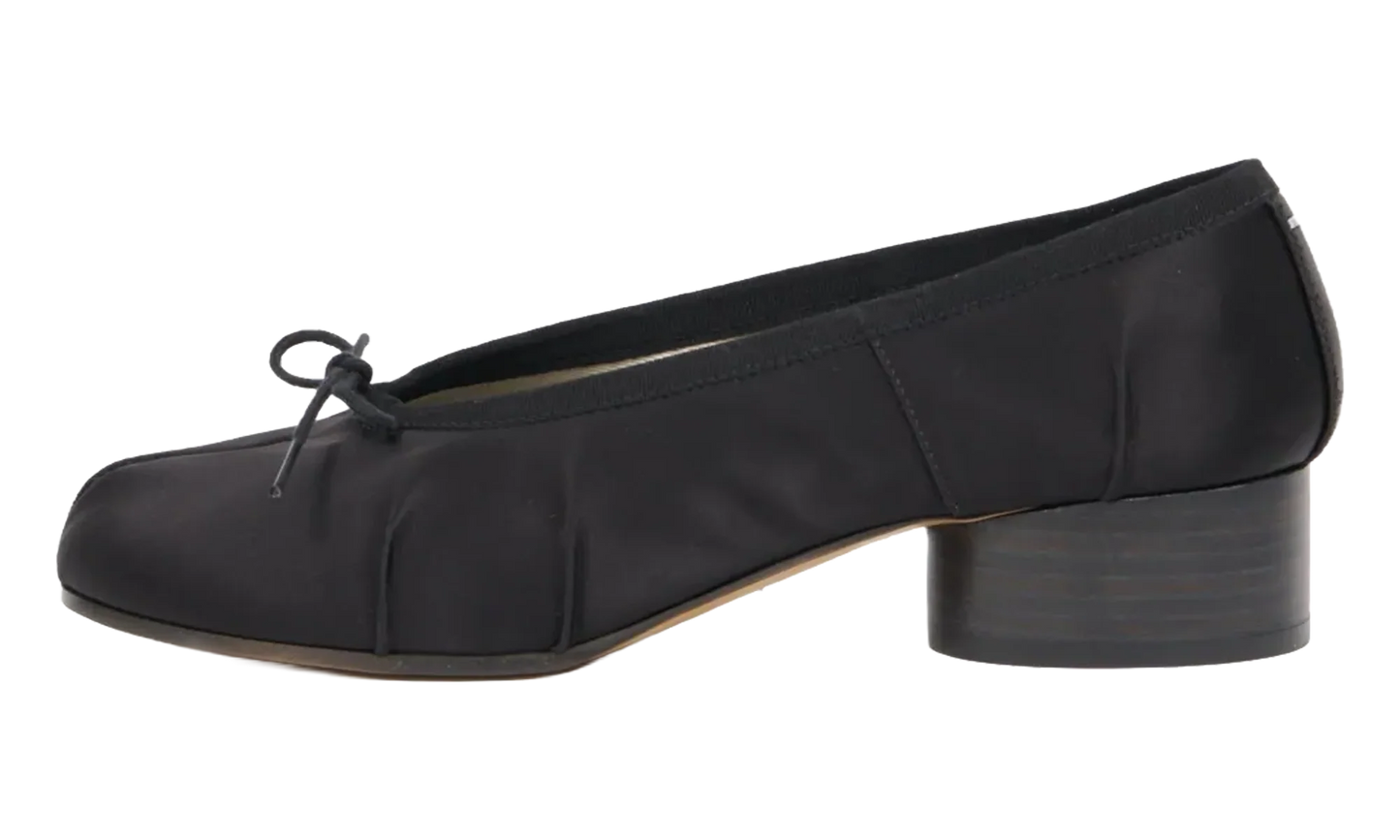 Tabi Satin Ballerina WMNS "Black" S58WZ0156P7551T8013
