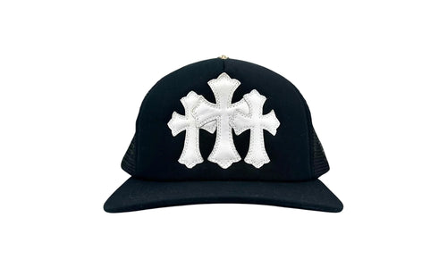 Cemetary Cross CH Trucker Hat "Black/White" CHRM0633