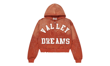 Classico Zip Up Hoodie "Orange" VAL146