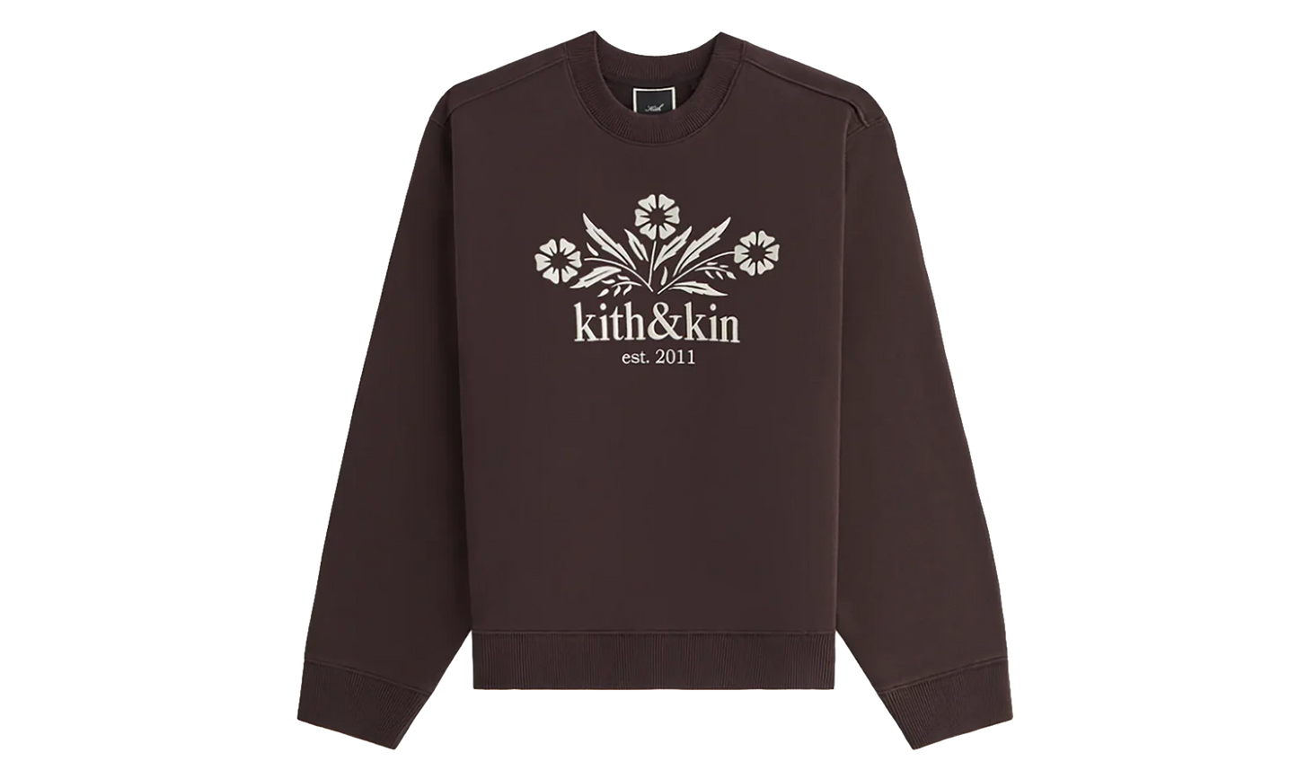 Ashwin Kith & Kin Bellflower Crewneck "Brown" KITH41
