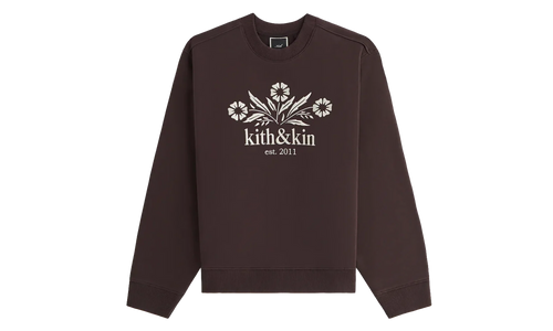 Ashwin Kith & Kin Bellflower Crewneck "Brown" KITH41