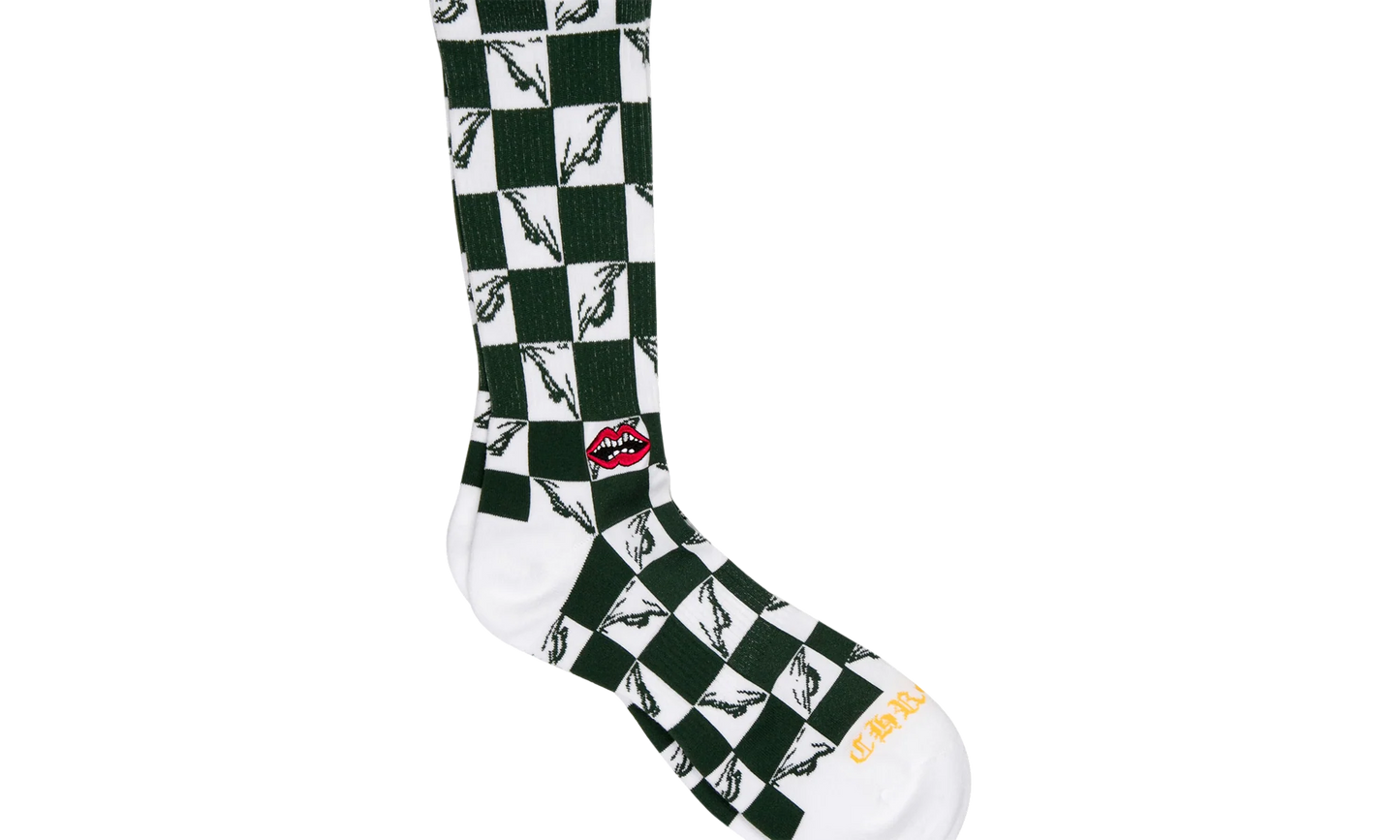 Matty Boy 99 Eyes Socks "Green / White" CHRM0717