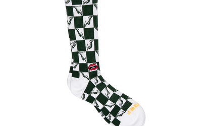 Matty Boy 99 Eyes Socks "Green / White" CHRM0717