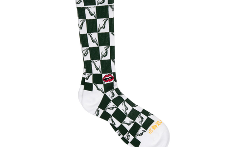 Matty Boy 99 Eyes Socks "Green / White" CHRM0717