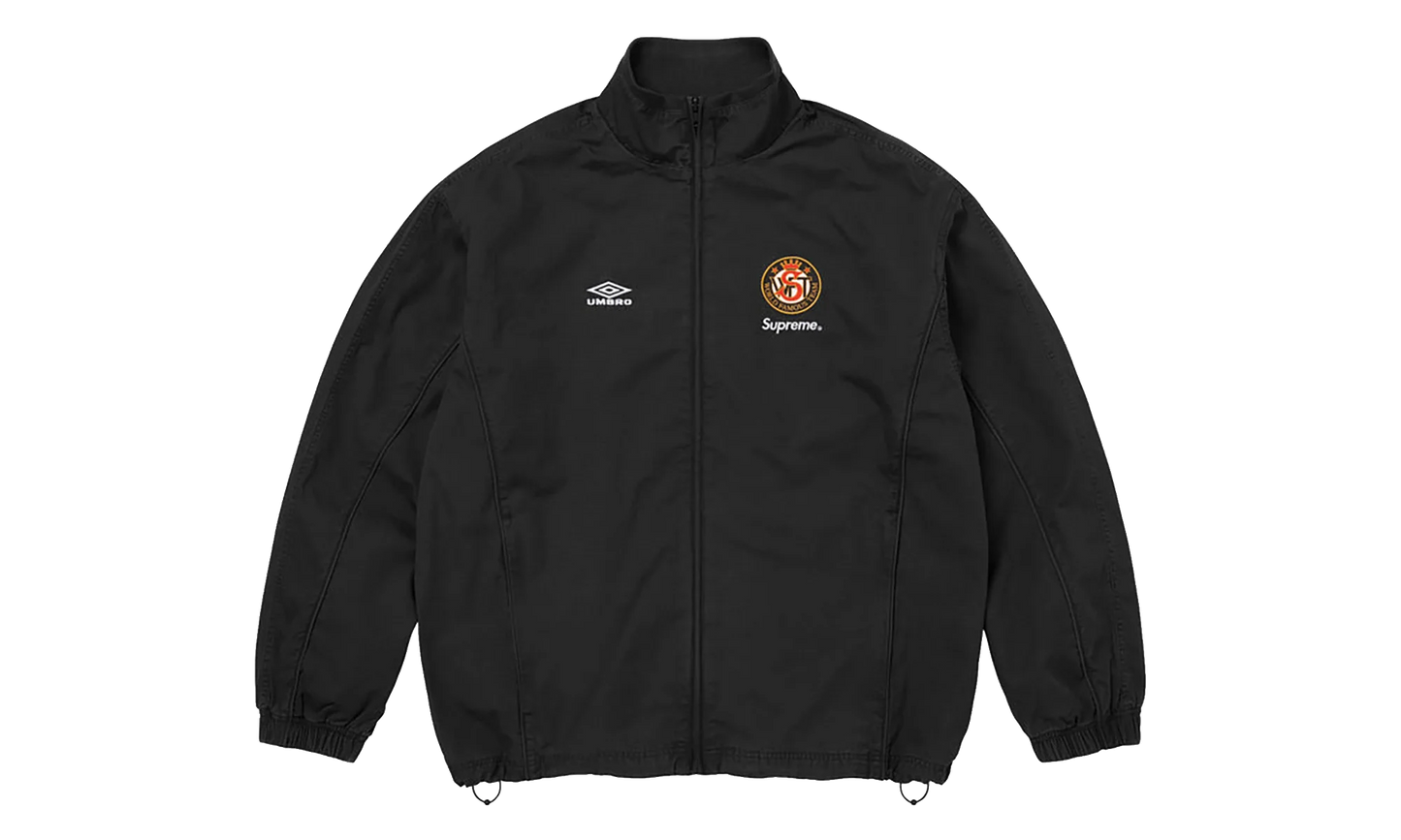 Umbro® Cotton Ripstop Track Jacket "SS26 - Black" SU27026