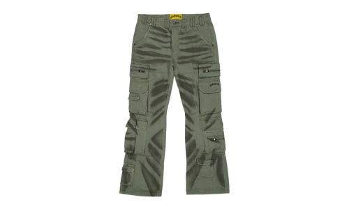 Skidrow Flared Cargo Pants "Sage" ZG0QZD2P