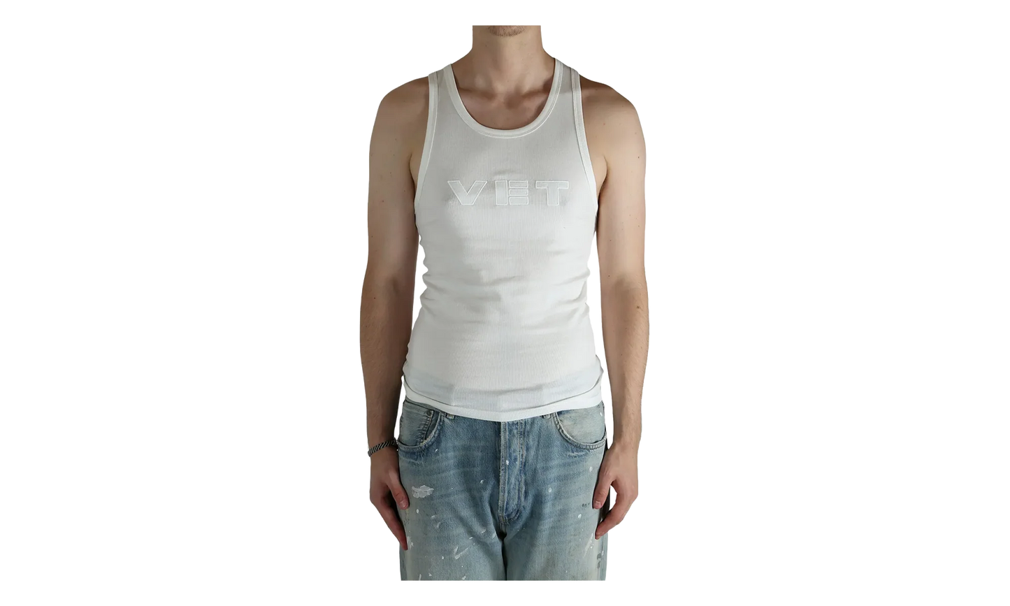 Vet Tank Top "White" MH76TT220W WHIT