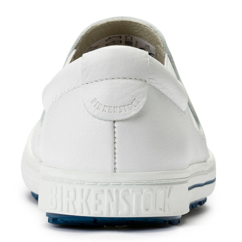 QO 400 Leather Safety Shoe in White