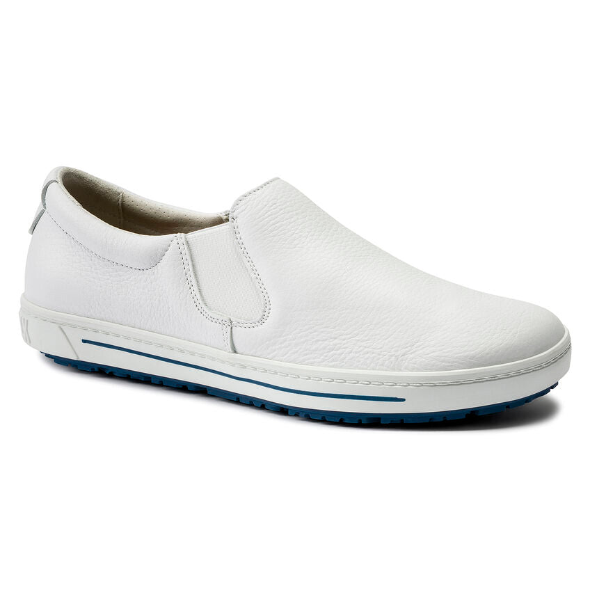 QO 400 Leather Safety Shoe in White