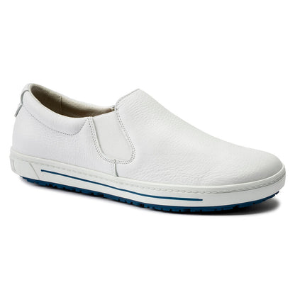 QO 400 Leather Safety Shoe in White