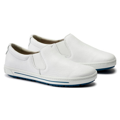 QO 400 Leather Safety Shoe in White