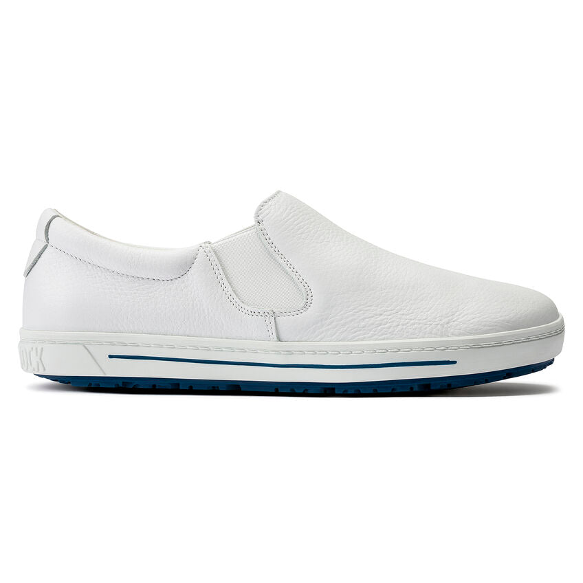 QO 400 Leather Safety Shoe in White