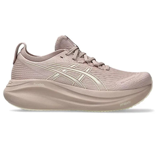 Women's Gel-Nimbus 27 Running Shoes in Fawn/Birch