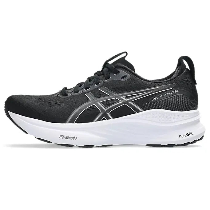Women's Gel-Kayano 32 Running Shoes Wide in Black/White