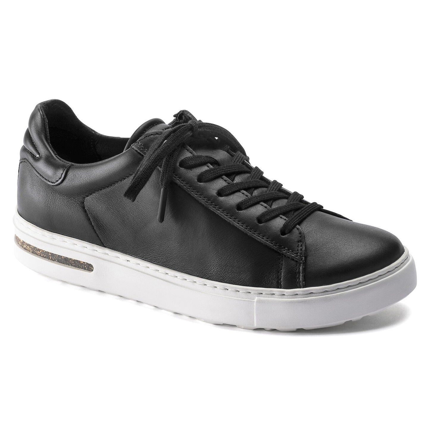 Bend Leather Low Sneaker in Black
