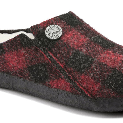 Kid's Zermatt Shearling in Plaid Red