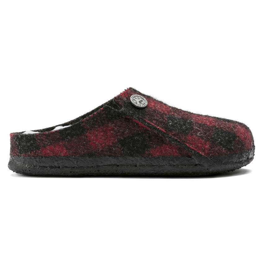 Kid's Zermatt Shearling in Plaid Red