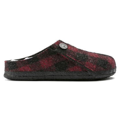 Kid's Zermatt Shearling in Plaid Red