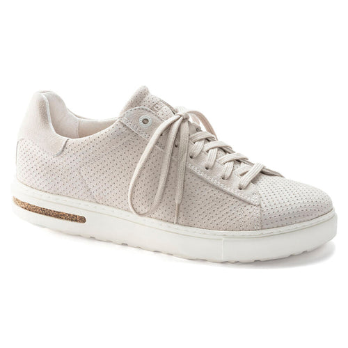 Bend Low in Suede Embossed in Antique White