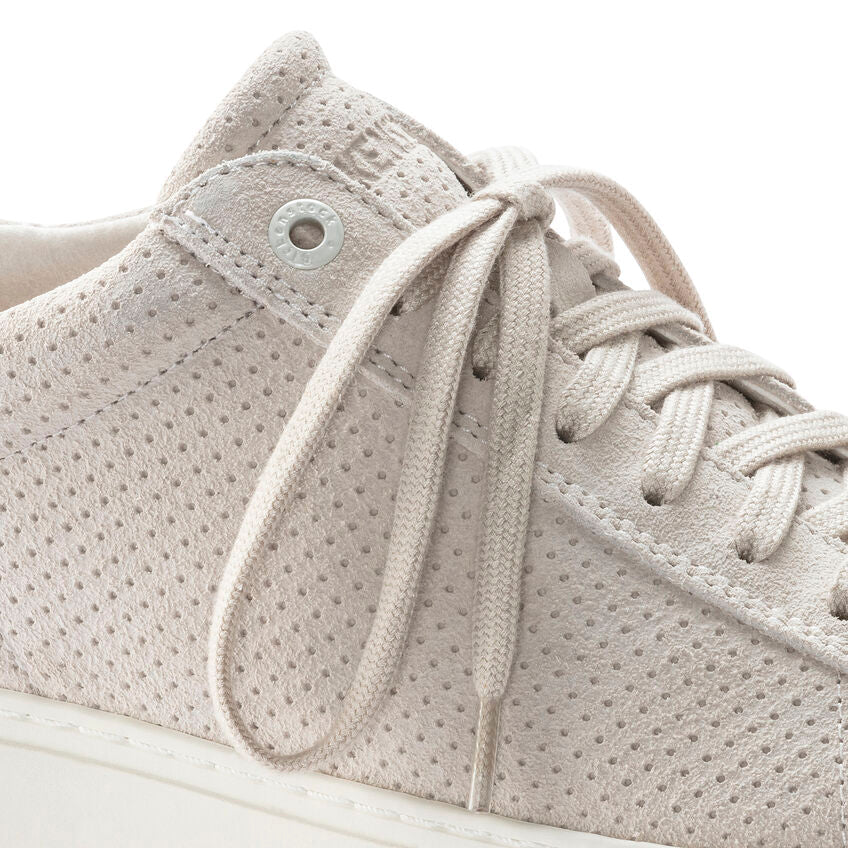 Bend Low in Suede Embossed in Antique White