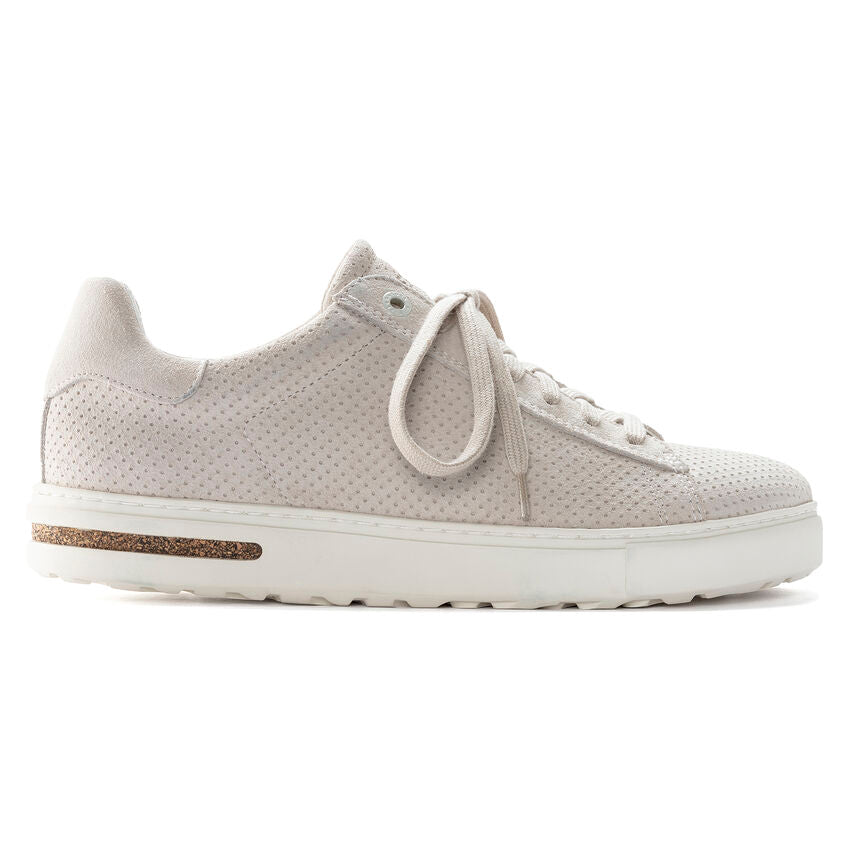 Bend Low in Suede Embossed in Antique White