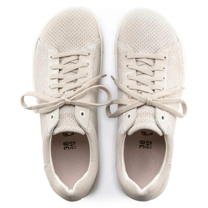 Bend Low in Suede Embossed in Antique White