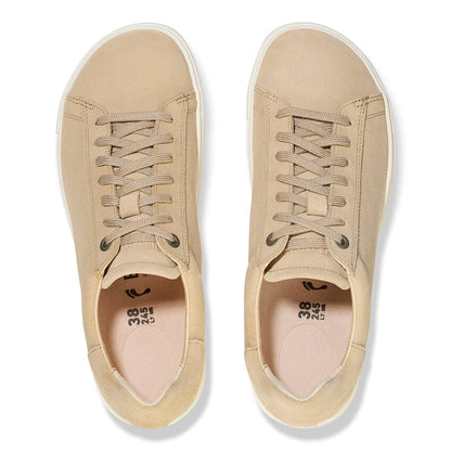 Bend Low Suede Leather Sneaker in Sandcastle