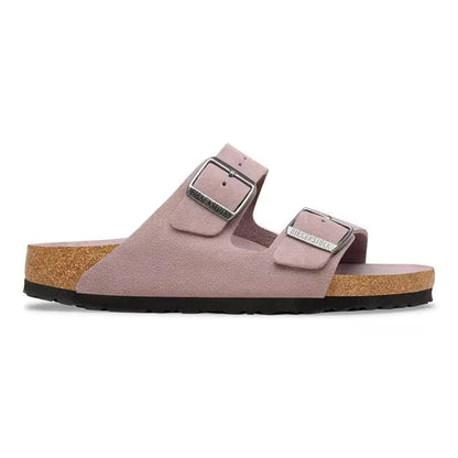 Arizona Soft Footbed Suede Leather in Faded Purple Tonal