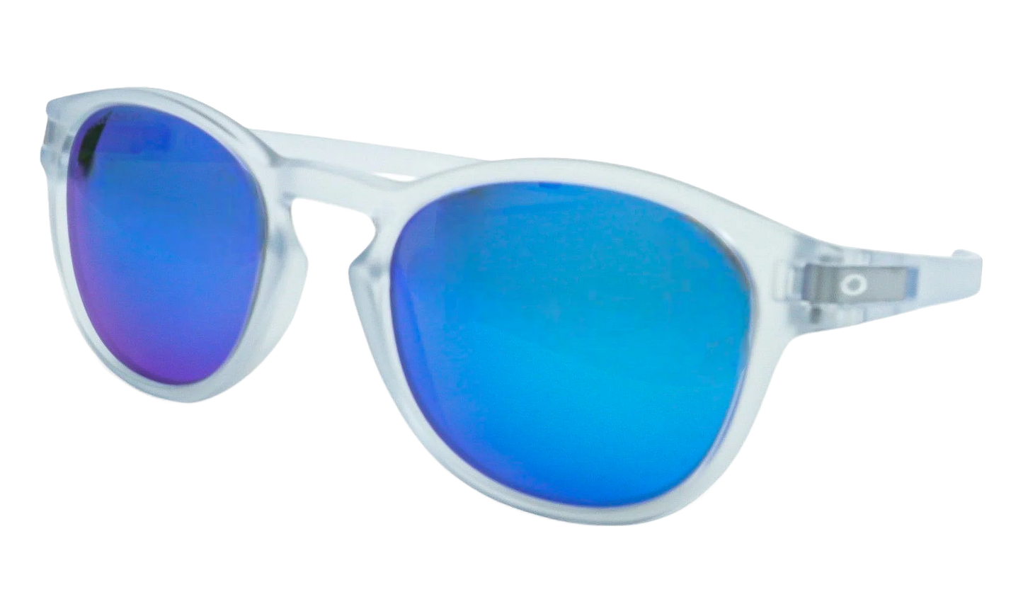 Latch (A) Polarized Sunglasses "Matte Clear / PRIZM Sapphire" OO9349 48