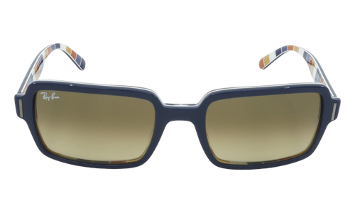 RECTANGULAR SUNGLASSES "BLUE ON STRIPES ORANGE" RB2189-132085_54