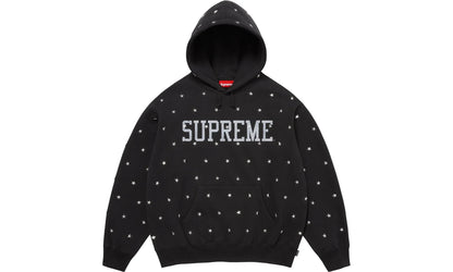 Stars Studded Hooded Sweatshirt "FW25 - Black" SU26908