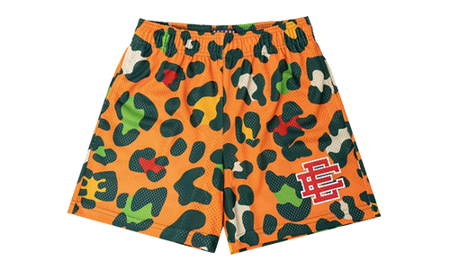 EE BASIC SHORT "SS22 - Orange Leopard" EE590
