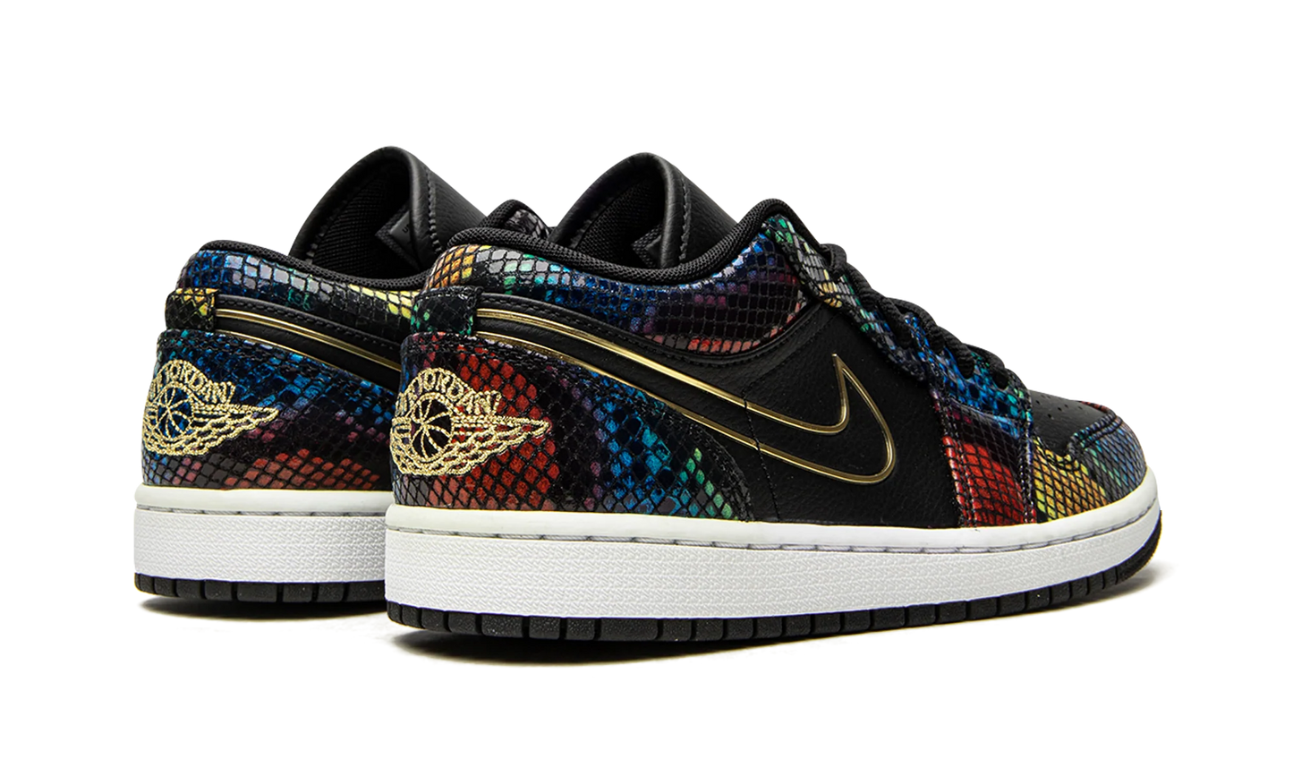 Air Jordan 1 Low WMNS "Multicolor Snakeskin" CW5580 001