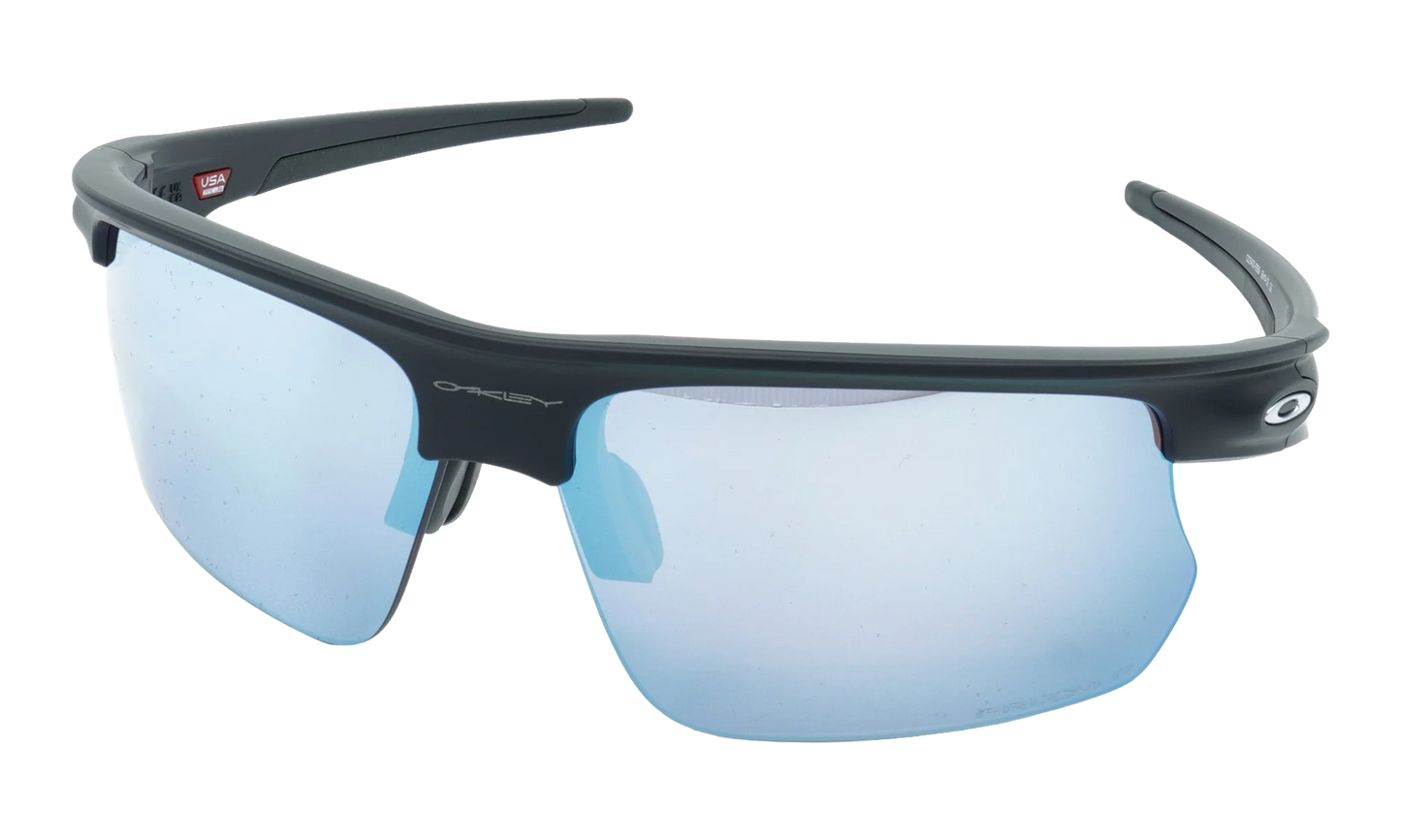 Bisphaera Polarized Sunglasses "Matte Black / PRIZM Deep Water" OO9400 09