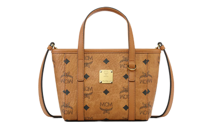Extra Mini Toni Shopper in Visetos "Cognac" MWPFSMT03CO001