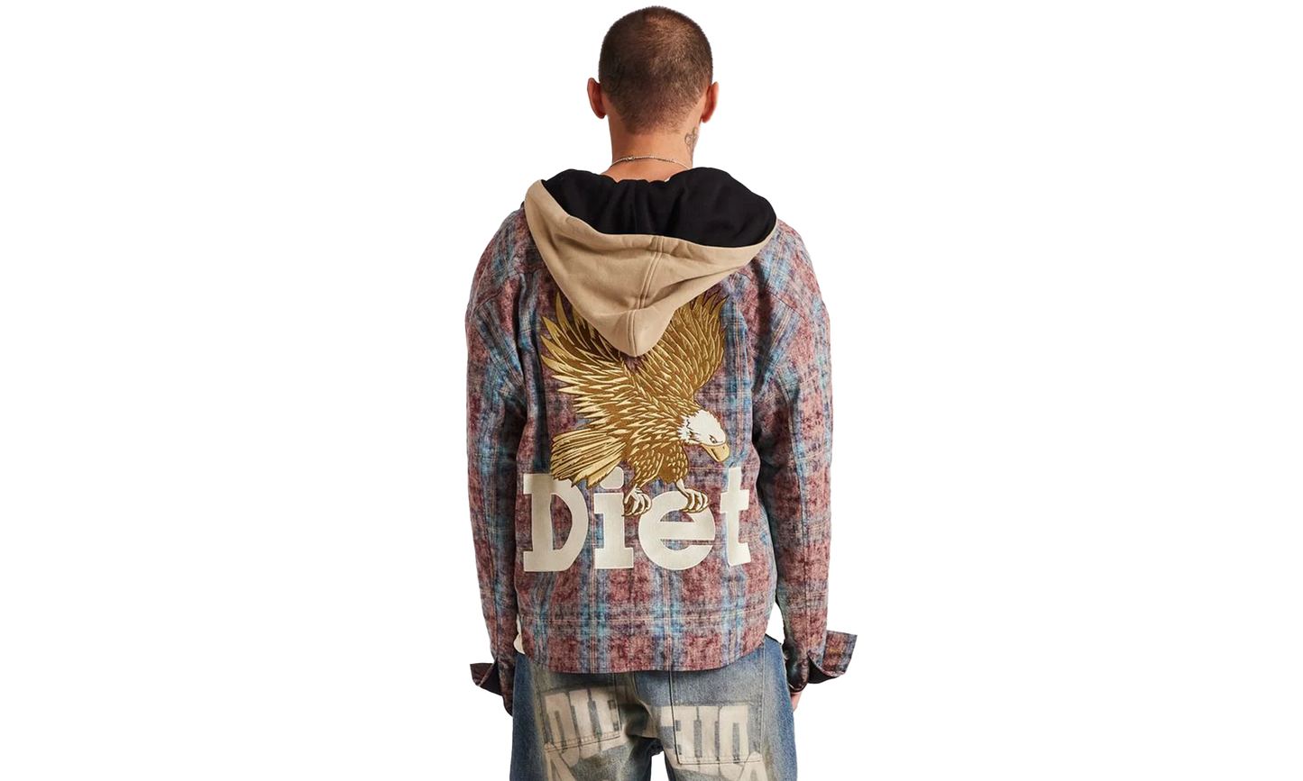 Eagle Hooded Flannel "Acid Wash" DSM HOL2501 015