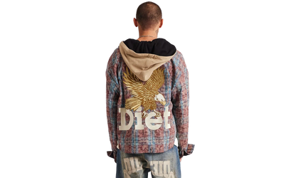 Eagle Hooded Flannel "Acid Wash" DSM HOL2501 015