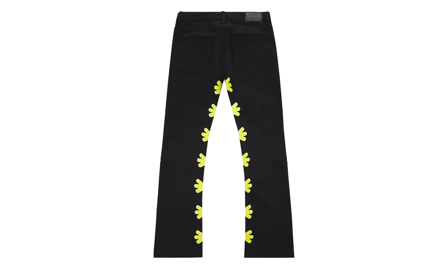 Denim Pants "Black / Yellow" LSDPBFY