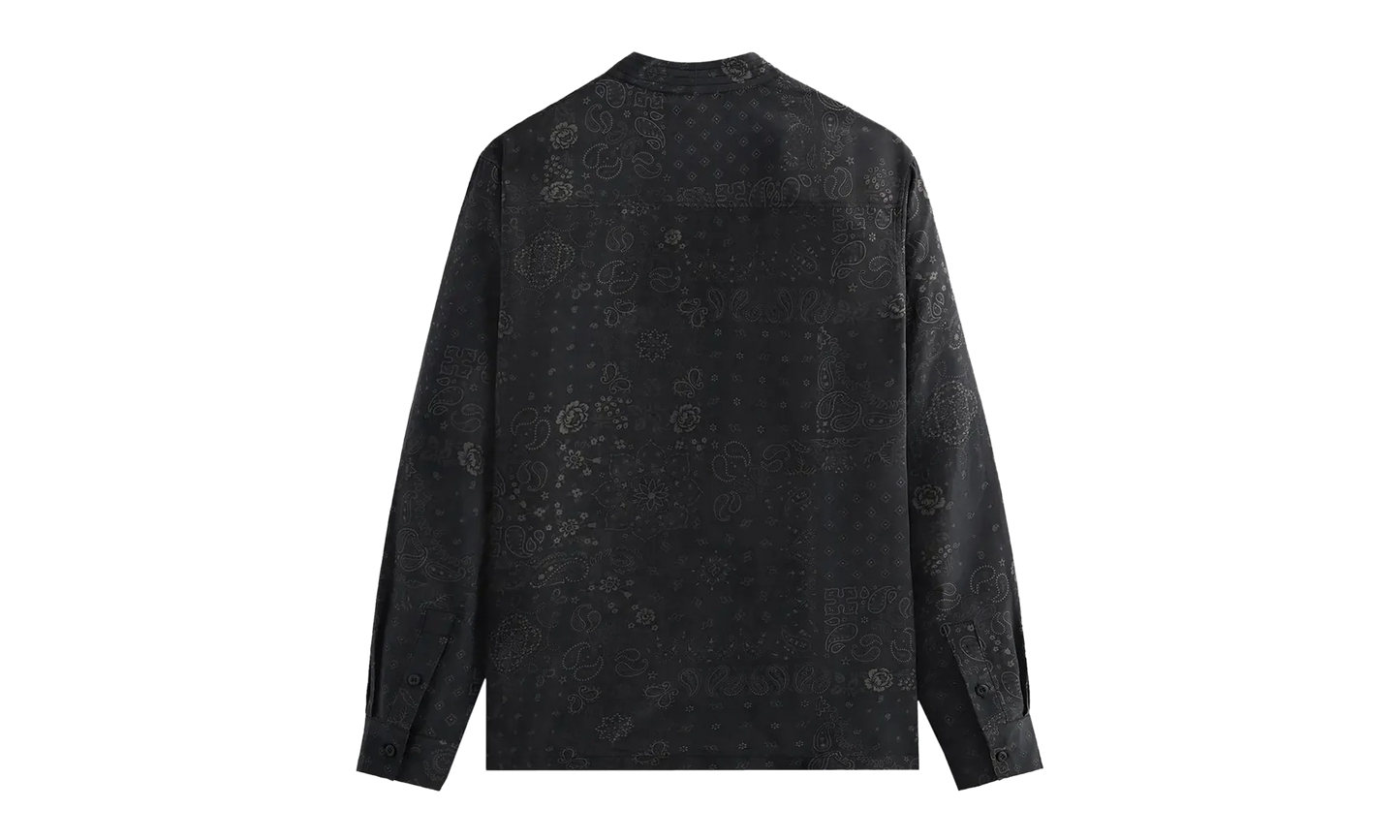 Cupro Linen Sullivan Gi Shirt "BLACK" KHM031102 001