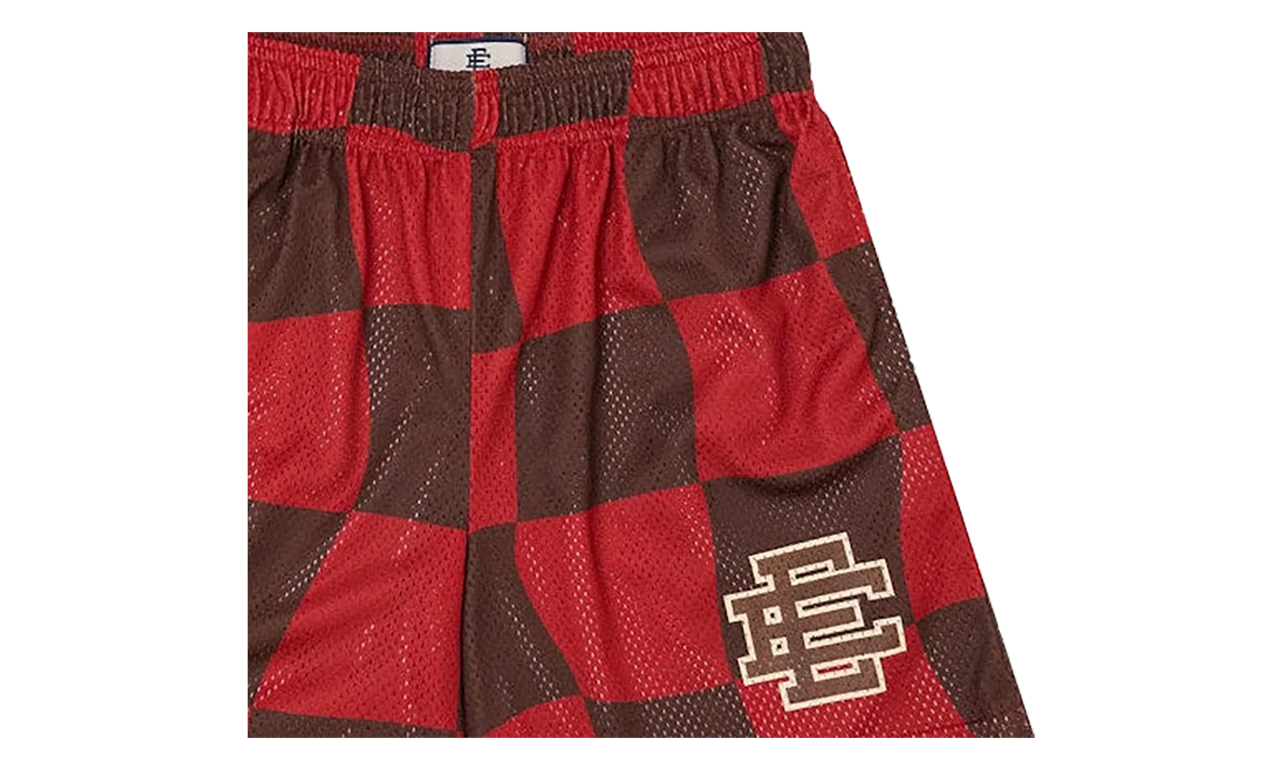 EE BASIC SHORT "SS23 - Red Chocolate Wavy Flag" EE710