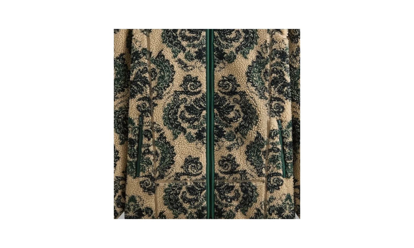 Damask Floral Sherpa Harper Jacket "Eternal" KHM010821 246
