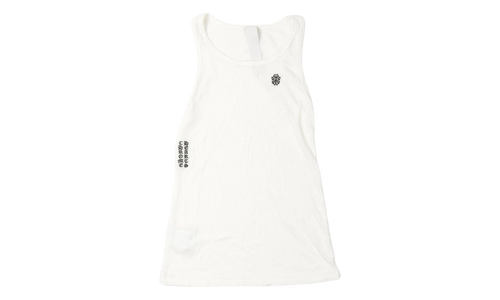 Eyechart & Dagger Logo Tank Top WMNS "White" CHRM1027