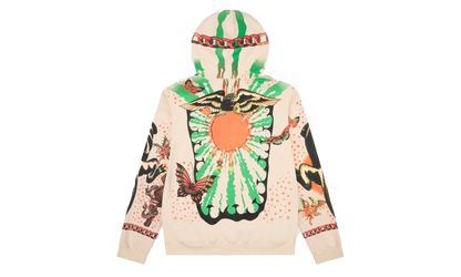 Tattoo Pullover Hoodie "Cream" DT579