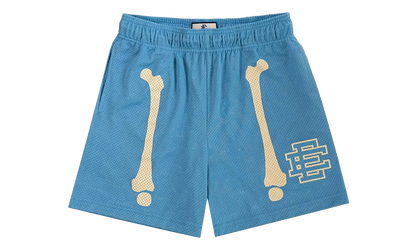 EE BASIC SHORT "Bones - Carolina Blue/ White Bones" EE752