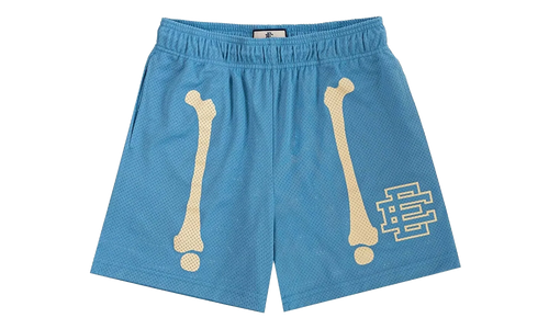 EE BASIC SHORT "Bones - Carolina Blue/ White Bones" EE752