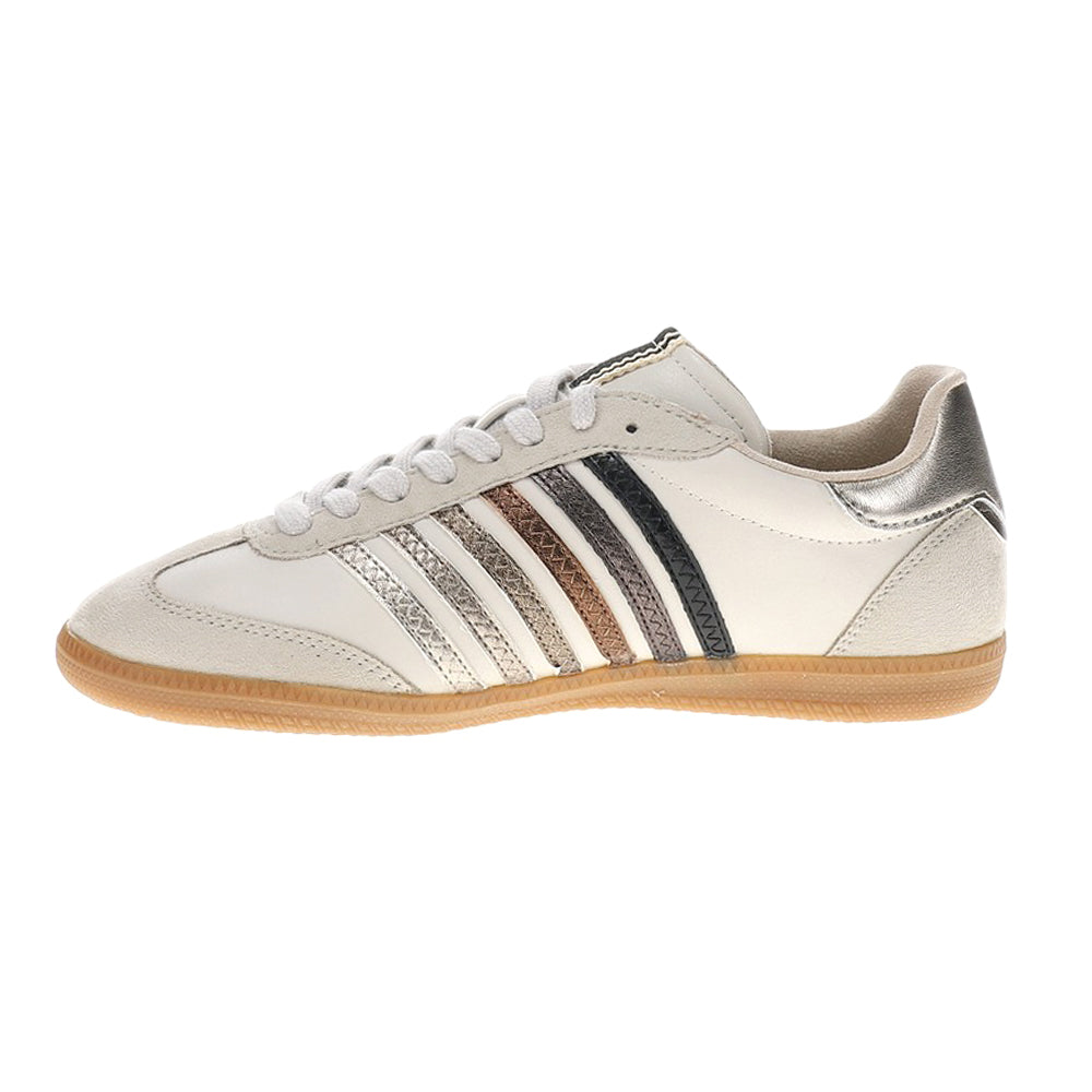 Stevie Metallic Lace Up Sneakers