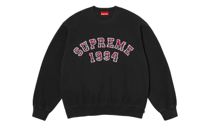 Plaid Arc Crewneck "SS26 - Black" SU27408